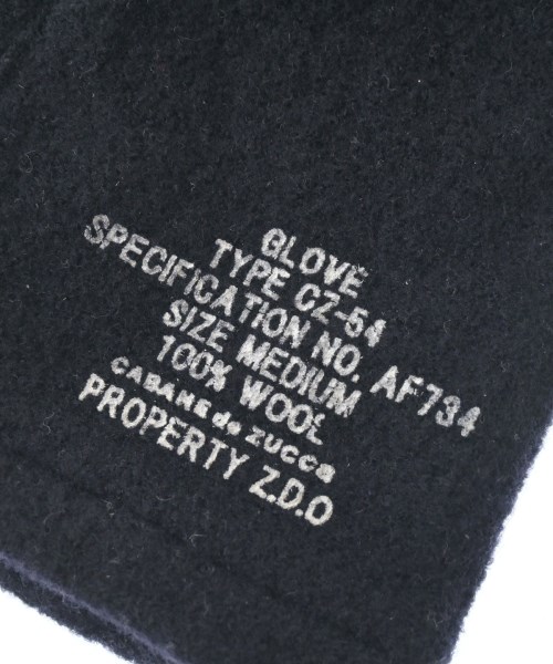 CABANE de zucca（カバンドズッカ）手袋 紺 サイズ:M メンズ/2200630977101