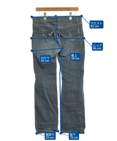 CABANE de zucca（カバンドズッカ）デニムパンツ 青 サイズ:M メンズ/2200623558072