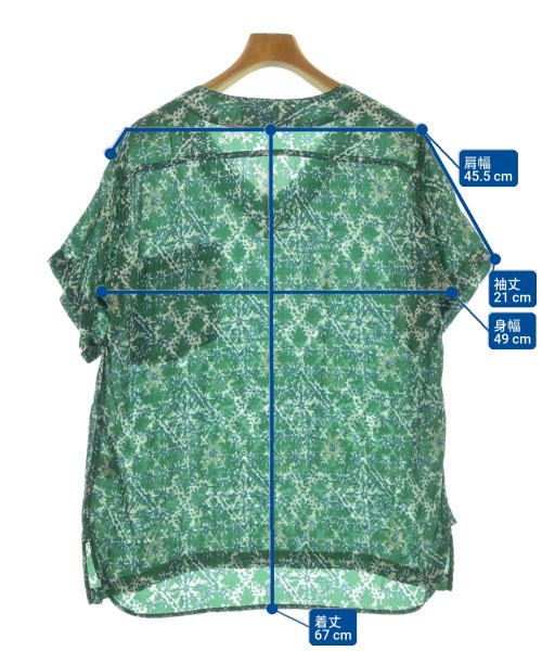 CABANE de zucca（カバンドズッカ）カジュアルシャツ 緑 サイズ:M メンズ/2200625861064