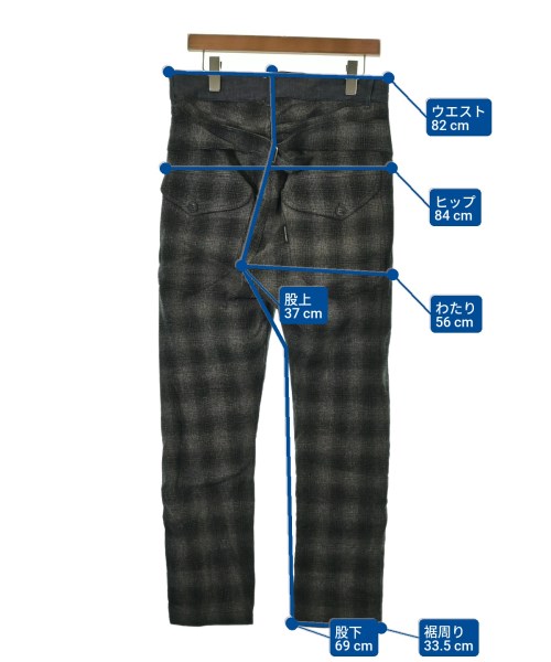 CABANE de zucca（カバンドズッカ）クロップドパンツ グレー サイズ:S メンズ/2200627714016