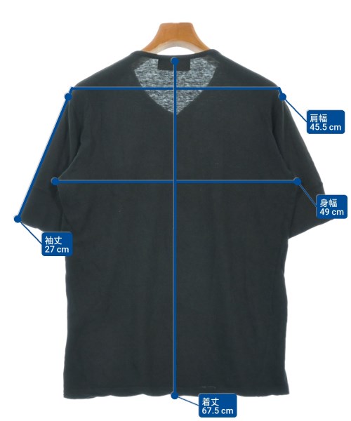 CABANE de zucca（カバンドズッカ）Tシャツ・カットソー 黒 サイズ:M メンズ/2200631595052