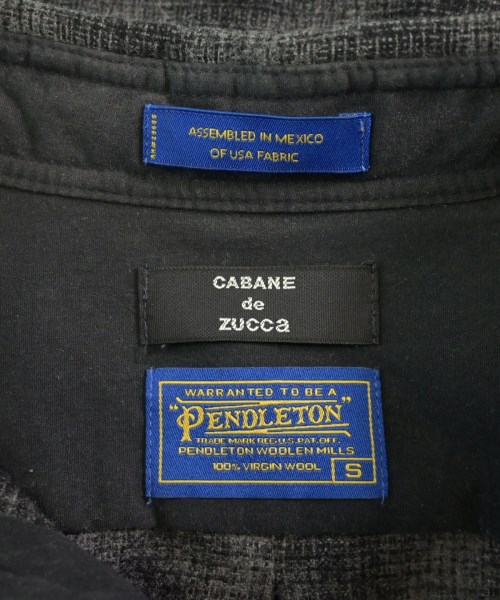 CABANE de zucca（カバンドズッカ）カジュアルシャツ 黒 サイズ:S メンズ/2200631595069