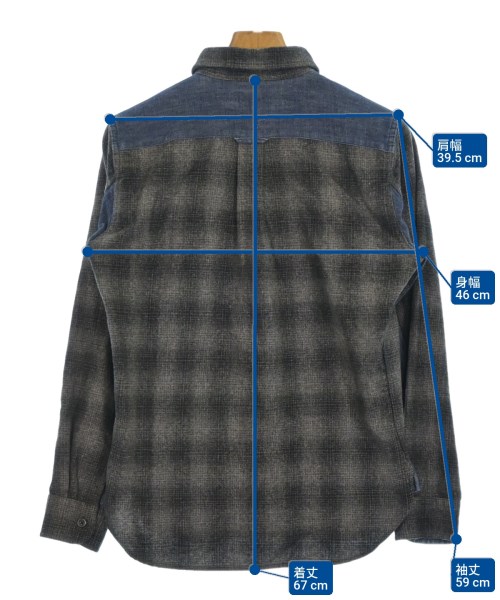 CABANE de zucca（カバンドズッカ）カジュアルシャツ 黒 サイズ:S メンズ/2200631595069