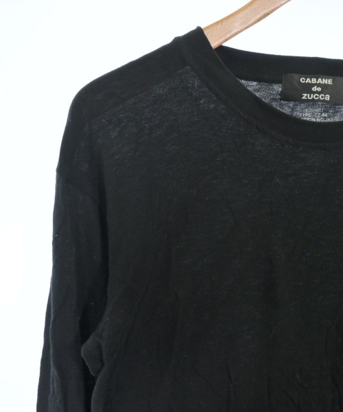 CABANE de zucca（カバンドズッカ）Tシャツ・カットソー 黒 サイズ:L メンズ/2200696690730