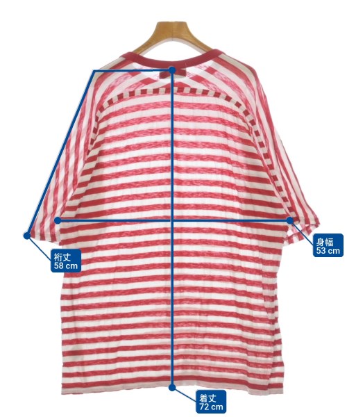 CABANE de zucca（カバンドズッカ）Tシャツ・カットソー 赤 サイズ:M メンズ/2200696809750