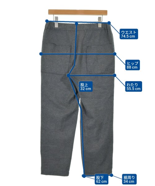 CABANE de zucca（カバンドズッカ）スラックス グレー サイズ:S メンズ/2200656597024