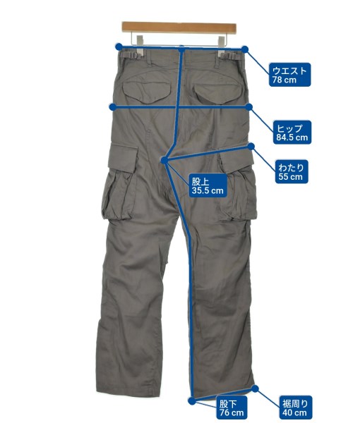 CABANE de zucca（カバンドズッカ）カーゴパンツ 茶 サイズ:S メンズ/2200647779118