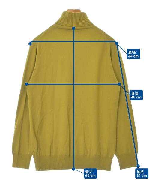 CABANE de zucca（カバンドズッカ）ニット・セーター 黄 サイズ:M メンズ/2200644909075