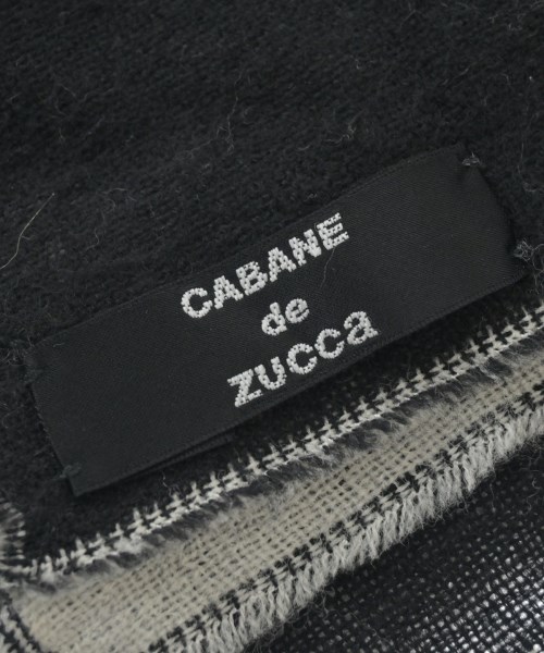 CABANE de zucca（カバンドズッカ）マフラー 黒 サイズ:- メンズ/2200658863738