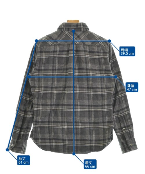 CABANE de zucca（カバンドズッカ）カジュアルシャツ グレー サイズ:S メンズ/2200663596027