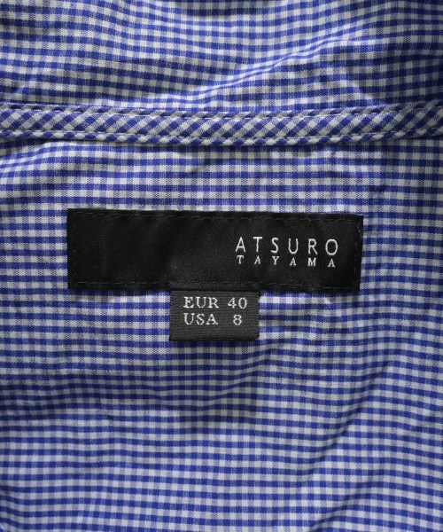 ATSURO TAYAMA（アツロータヤマ）ブラウス 青 サイズ:40(M位) レディース/2200658040023