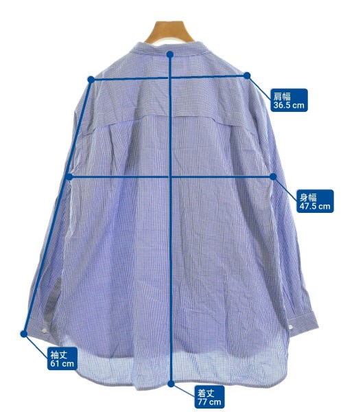 ATSURO TAYAMA（アツロータヤマ）ブラウス 青 サイズ:40(M位) レディース/2200658040023