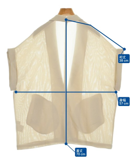 ATSURO TAYAMA（アツロータヤマ）ジャケット ベージュ サイズ:38(M位) レディース/2200658040078