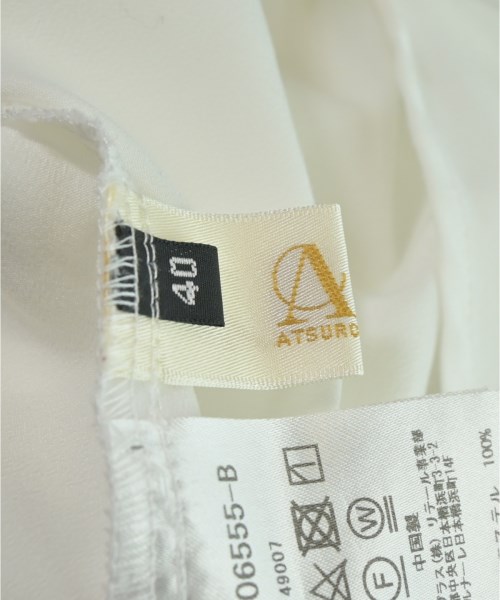 ATSURO TAYAMA（アツロータヤマ）ブラウス 白 サイズ:40(M位) レディース/2200653104034
