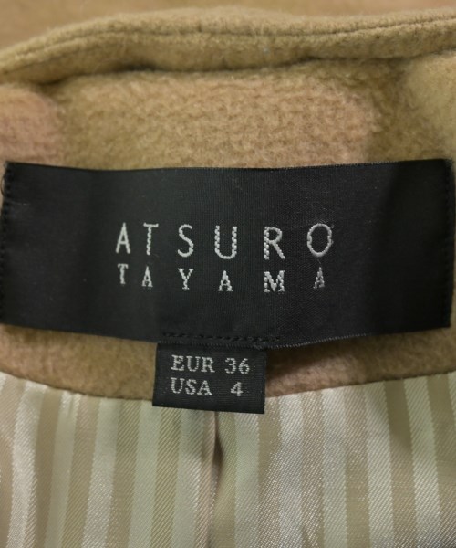 ATSURO TAYAMA（アツロータヤマ）チェスターコート ベージュ サイズ:36(S位) レディース/2200662108016