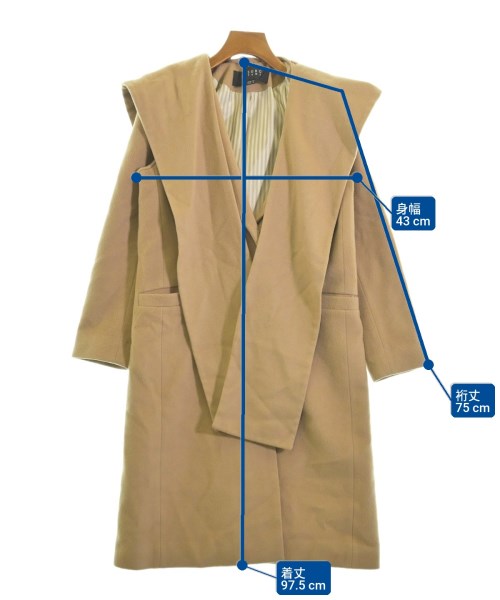 ATSURO TAYAMA（アツロータヤマ）チェスターコート ベージュ サイズ:36(S位) レディース/2200662108016