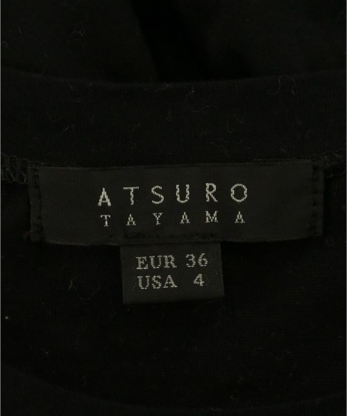 ATSURO TAYAMA（アツロータヤマ）Tシャツ・カットソー 黒 サイズ:36(S位) レディース/2200716892052