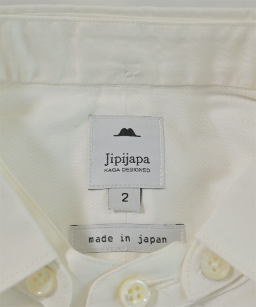 jipijapa（ヒピハパ）カジュアルシャツ 白 サイズ:2(M位) メンズ/2200620413091