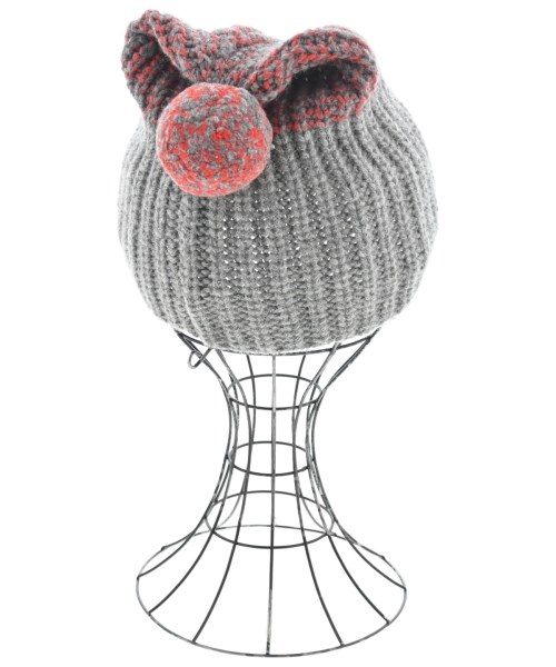 MARC BY MARC JACOBS（マーク　バイ　マーク　ジェイコブス）ニットキャップ・ビーニー グレー サイズ:- レディース/2200623997024