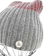 MARC BY MARC JACOBS（マーク　バイ　マーク　ジェイコブス）ニットキャップ・ビーニー グレー サイズ:- レディース/2200623997024