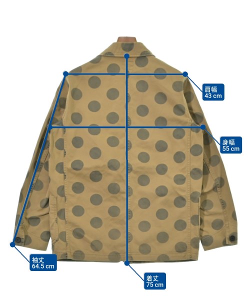 RED EAR PAUL SMITH（レッドイアーポールスミス）カバーオール ベージュ サイズ:L メンズ/2200664809010