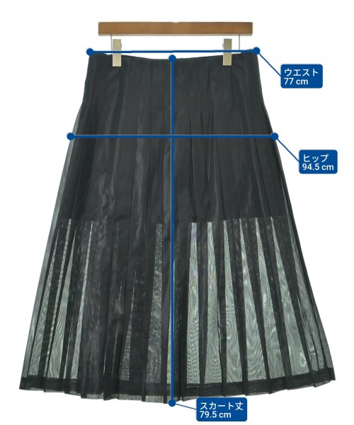 TOGA（トーガ）ロング・マキシ丈スカート 黒 サイズ:38(M位) レディース/2200636216105