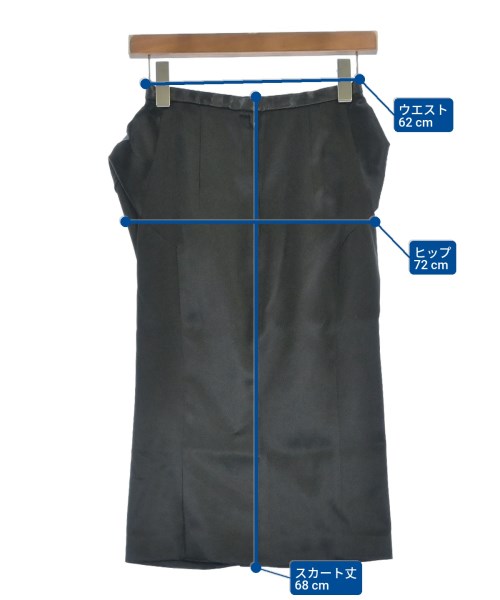 TOGA（トーガ）ひざ丈スカート 黒 サイズ:0(XS位) レディース/2200638207132