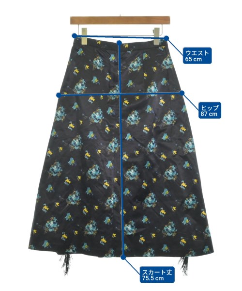 TOGA（トーガ）ロング・マキシ丈スカート 黒 サイズ:36(S位) レディース/2200625880058