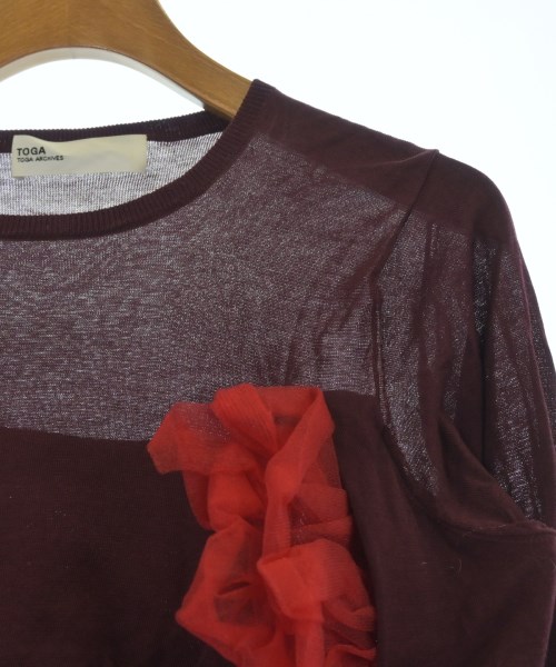 TOGA（トーガ）ニット・セーター 赤 サイズ:36(S位) レディース/2200625880300