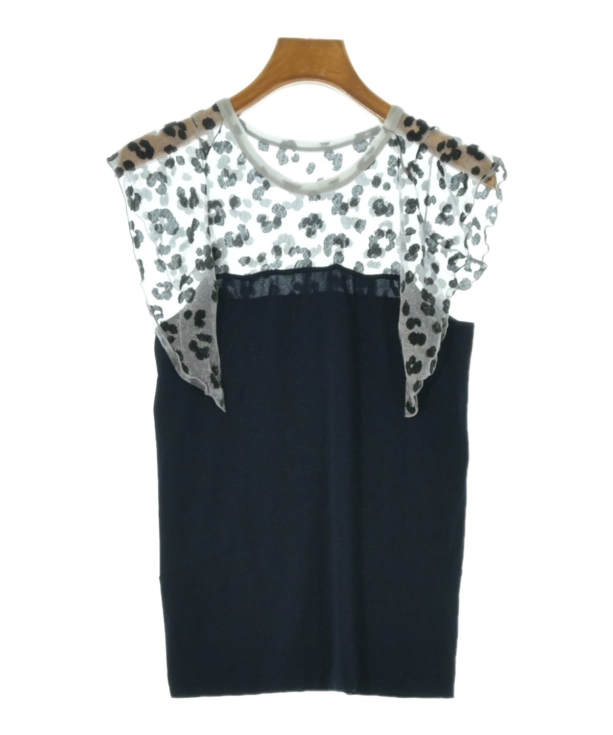 TOGA トーガ ベスト/ノースリーブ レディース 【古着】【中古】 TOGA（トーガ）ノースリーブ 紺 サイズ:1(S位) レディース