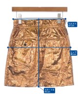 TOGA（トーガ）ミニスカート ゴールド サイズ:0(XS位) レディース/2200626902070