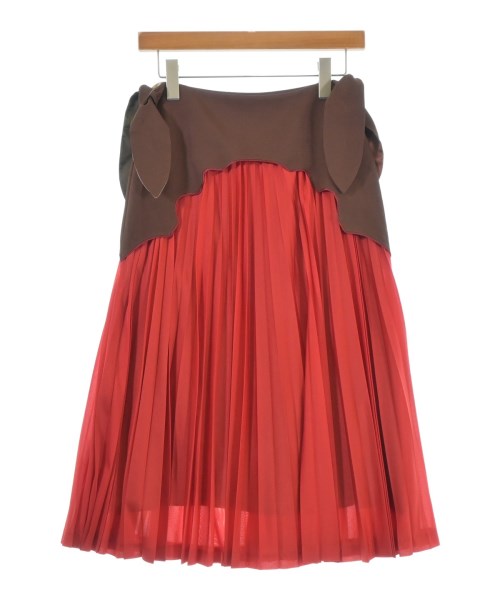 TOGA（トーガ）ロング・マキシ丈スカート 赤 サイズ:34(XS位) レディース/2200644763073