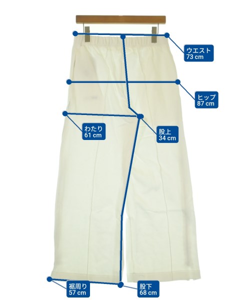 TOGA（トーガ）スウェットパンツ 白 サイズ:S レディース/2200631938422