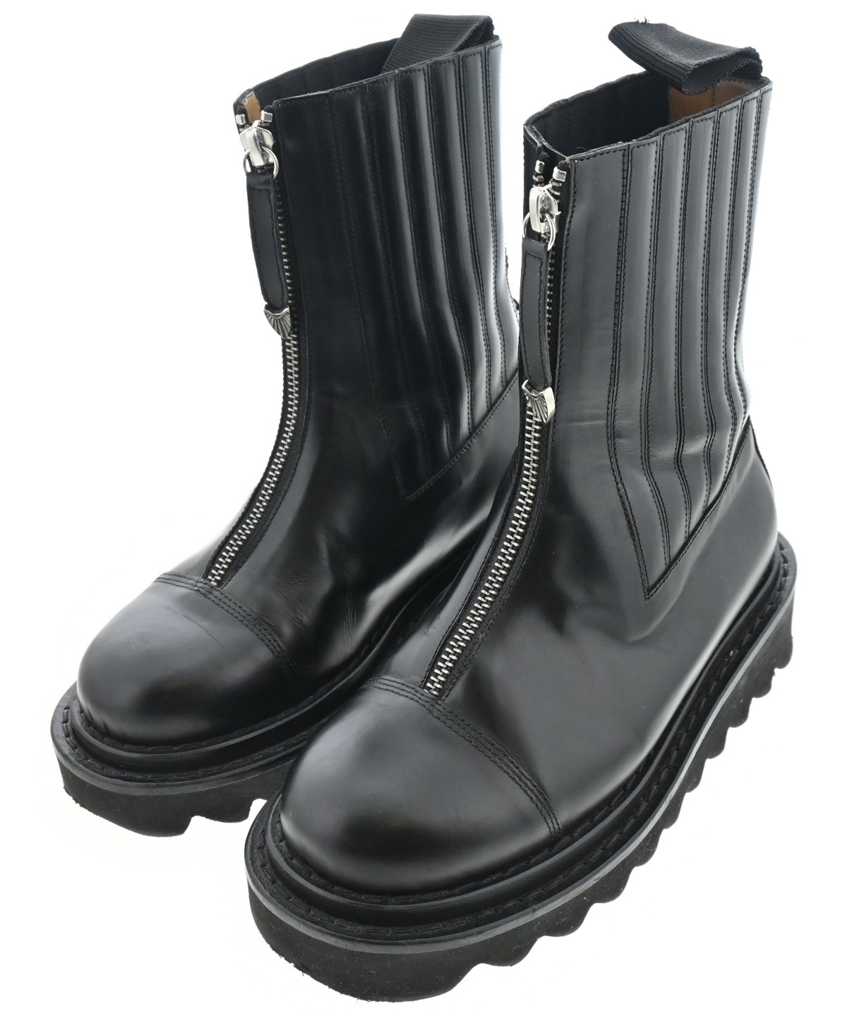 TOGA ARCHIVES ギャザー ブーツ 変形 ブラック コレクション TOGA ARCHIVES ギャザー ブーツ 変形 ブラック コレクション