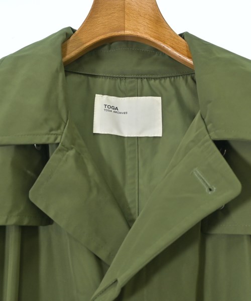 TOGA（トーガ）ステンカラーコート カーキ サイズ:36(S位) レディース/2200676289015
