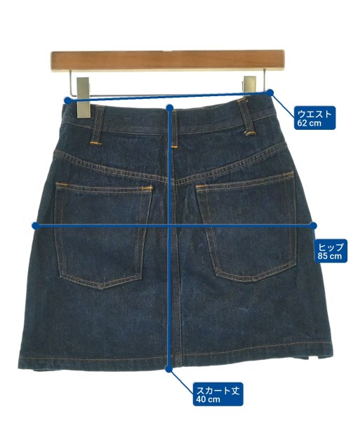 TOGA（トーガ）ミニスカート 青 サイズ:34(XS位) レディース/2200672911620