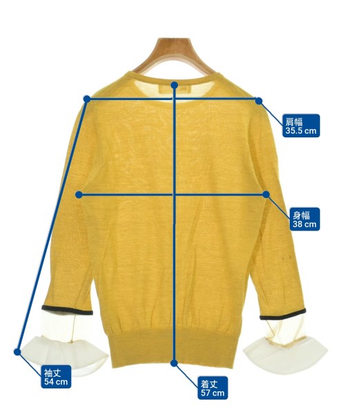 TOGA（トーガ）ニット・セーター 黄 サイズ:36(S位) レディース/2200674848023