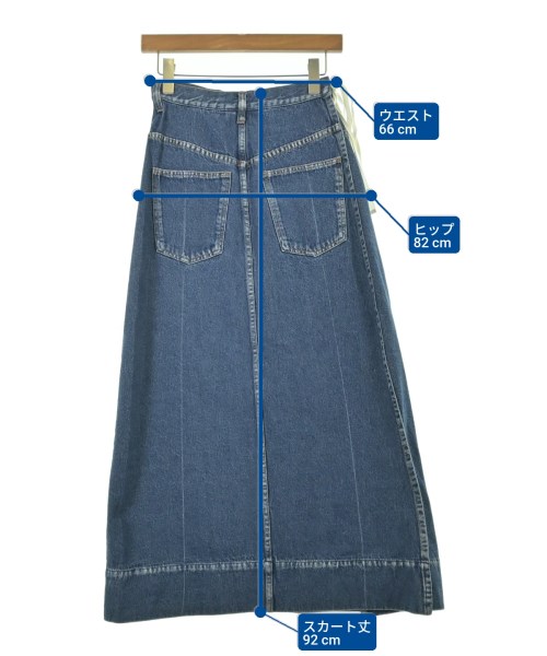 TOGA（トーガ）ロング・マキシ丈スカート 青 サイズ:34(XS位) レディース/2200678996201