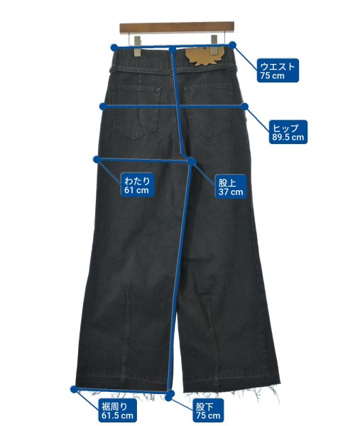 TOGA（トーガ）デニムパンツ 黒 サイズ:M レディース/2200696102394