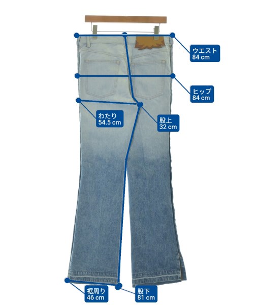 TOGA（トーガ）デニムパンツ 青 サイズ:L レディース/2200697285256