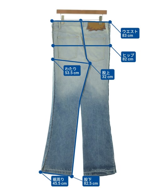 TOGA（トーガ）デニムパンツ 青 サイズ:L レディース/2200697285263