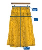 TOGA（トーガ）ロング・マキシ丈スカート 黄 サイズ:XS レディース/2200697285324