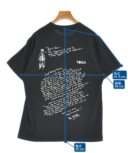 TOGA（トーガ）Tシャツ・カットソー 黒 サイズ:M レディース/2200698855038