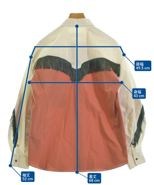 TOGA（トーガ）カジュアルシャツ オレンジ サイズ:36(S位) レディース/2200659130068