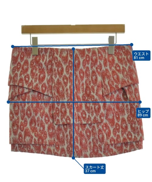 TOGA（トーガ）ミニスカート 赤 サイズ:1(S位) レディース/2200653812618