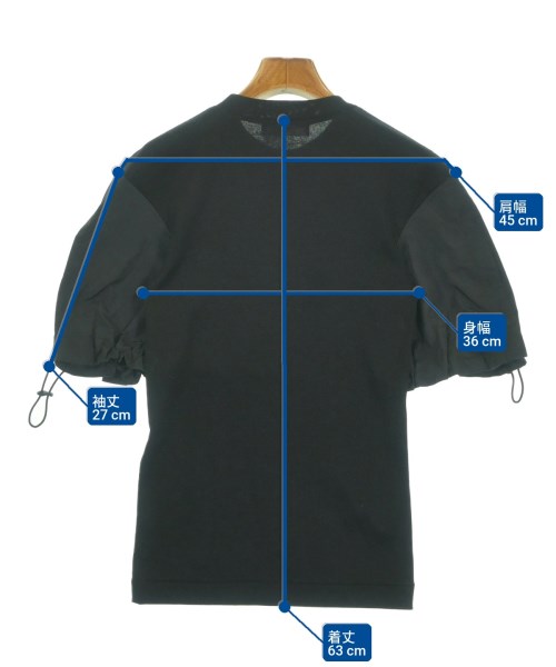 TOGA（トーガ）Tシャツ・カットソー 黒 サイズ:36(S位) レディース/2200660037066