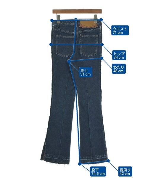 TOGA（トーガ）デニムパンツ 紺 サイズ:XS レディース/2200660037479