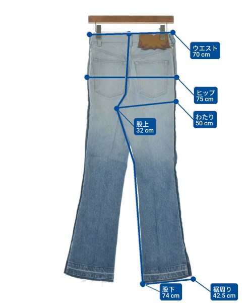 TOGA（トーガ）デニムパンツ 青 サイズ:XS レディース/2200660037486