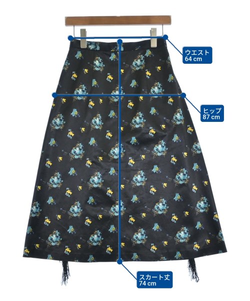 TOGA（トーガ）ロング・マキシ丈スカート 紺 サイズ:34(XS位) レディース/2200646136172