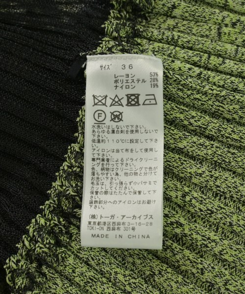 TOGA（トーガ）ワンピース 黒 サイズ:36(S位) レディース/2200708814024